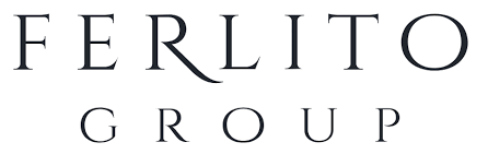 The image features the name of a group in a serif font.